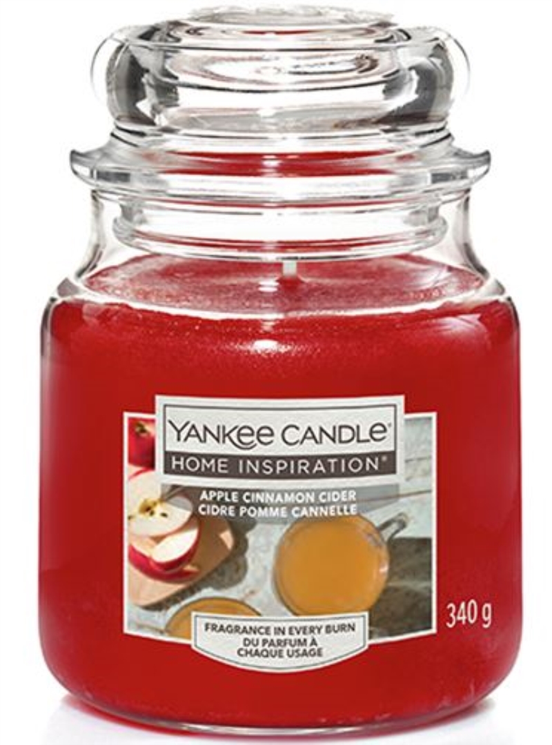 YANKEE CANDLE Yankee Candle Home Inspiration fragranza Apple Cinnamon Cider candela media